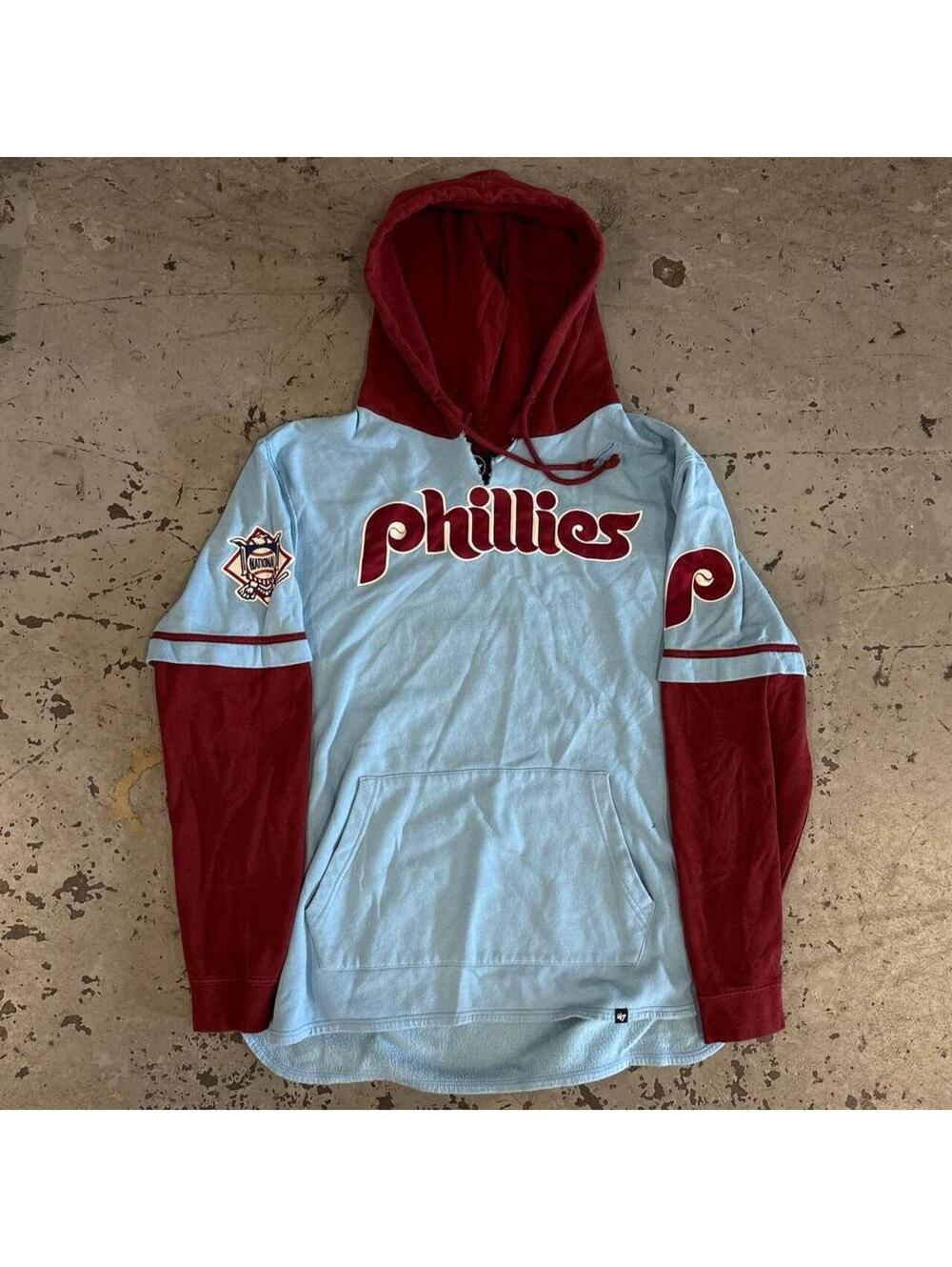 Fire retro style 47 Philadelphia Phillies hoodie